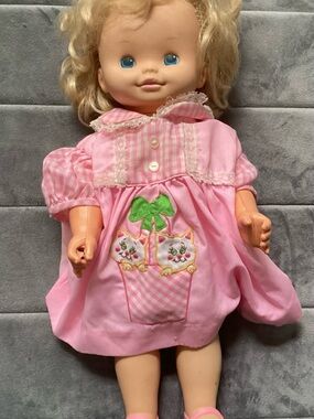 Pink Plush Kitty Pocket Doll Dress - Kids Toys